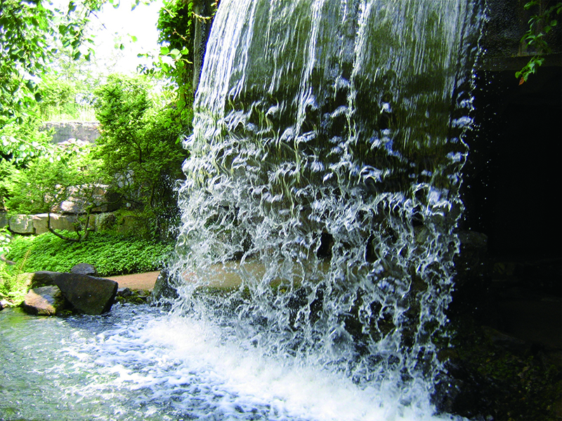 喷泉水景