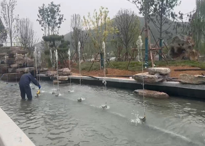 商洛市 南秦生态公园喷泉水景综合项目