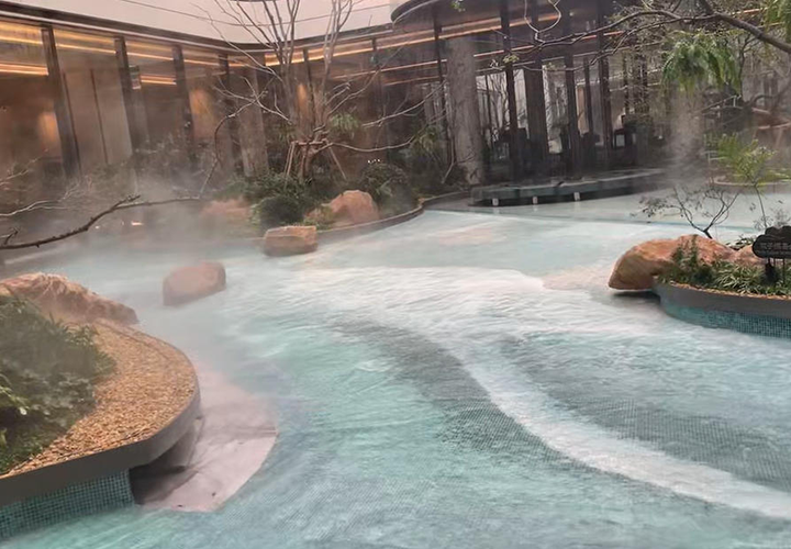 西安高科越秀星汇云澜小区-潮汐喷泉
