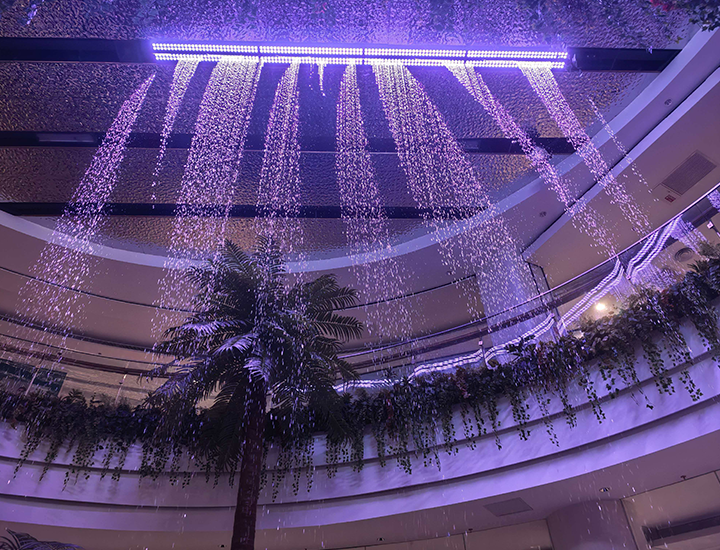 西安 华清广场 数码水帘项目